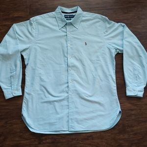 Mens Ralph Lauren button up polo shirt